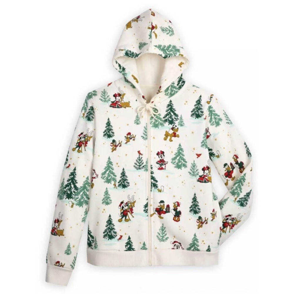 Disney Parks Christmas 2022 Mickey Mouse Zip up hoodie